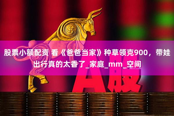 股票小额配资 看《爸爸当家》种草领克900，带娃出行真的太香了_家庭_mm_空间
